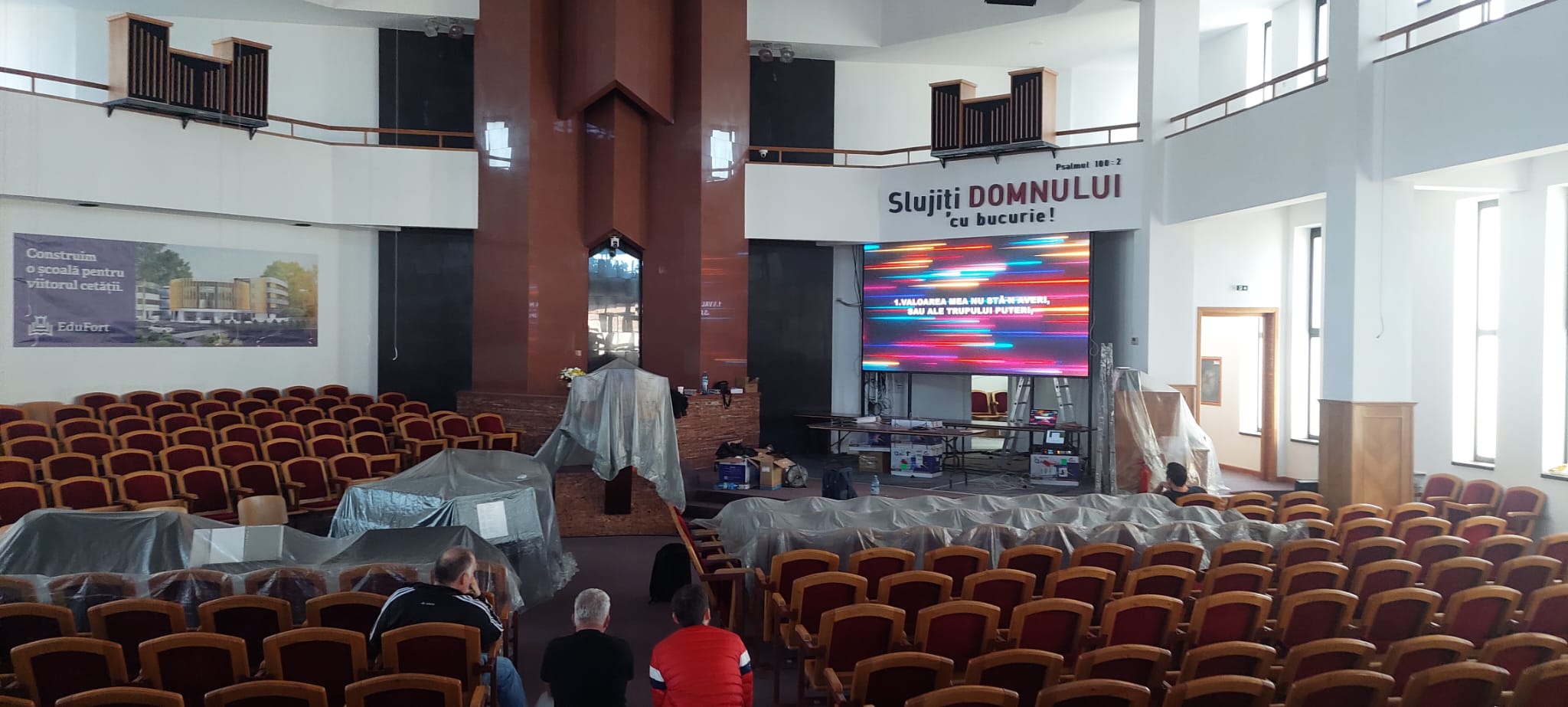 Ecran LED proiect biserica
