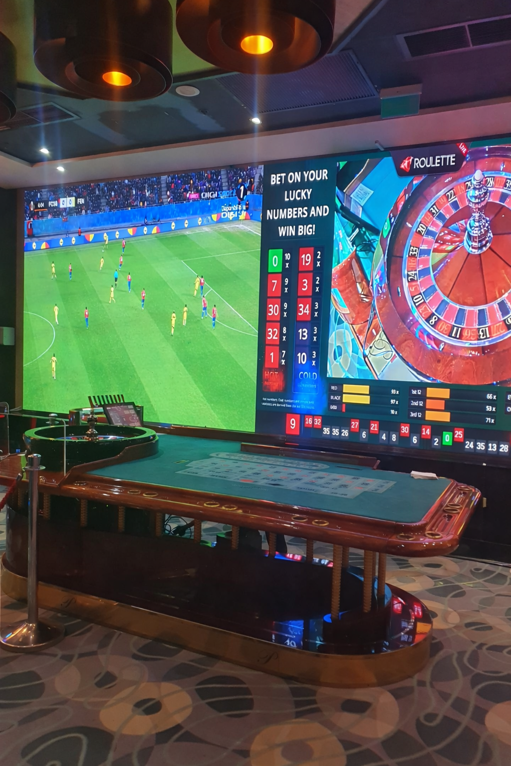 Ecran LED cazino P1.5mm