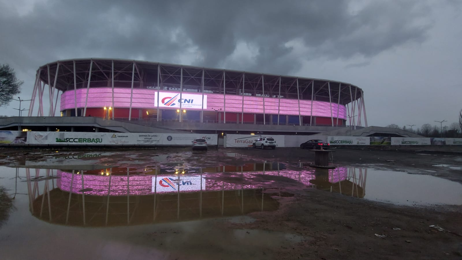 Perimetru LED stadion sportiv