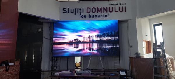 Ecran LED P2mm pentru biserica